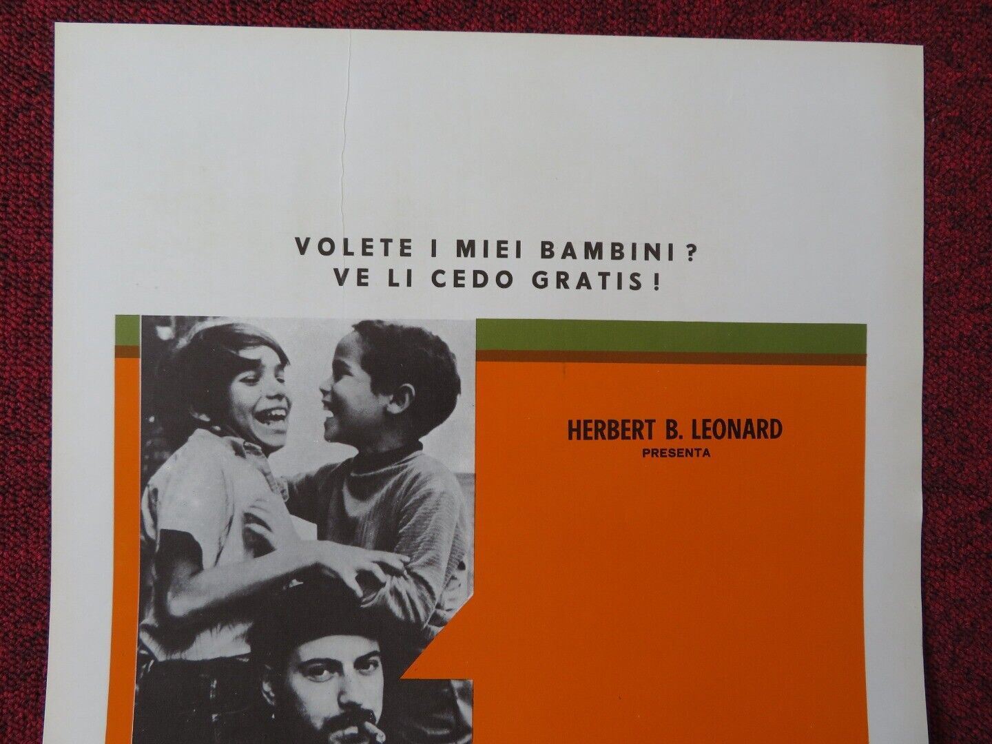 POPI ITALIAN LOCANDINA (27.5"x13") POSTER ALAN ARKIN RITA MERENO MIGUEL 1969 Movie posters