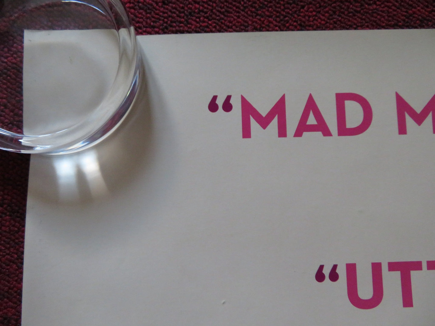 POPULAIRE UK QUAD (30"x 40") ROLLED POSTER ROMAIN DURIS DEBORAH FRANCOIS 2012 Rendezvous Cinema Movie posters