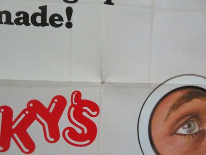 PORKY'S FOLDED US ONE SHEET POSTER KIM CATTRALL BOB CLARK 1982 - Rendezvous Cinema
