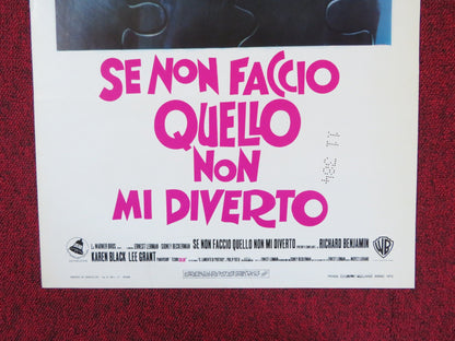 PORTNOY'S COMPLAINT ITALIAN LOCANDINA POSTER RICHARD BENJAMIN KAREN BLACK 1972 Rendezvous Cinema Movie posters