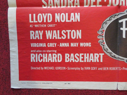 PORTRAIT IN BLACK FOLDED US ONE SHEET POSTER LANA TURNER ANTHONY QUINN 1960 Movie posters