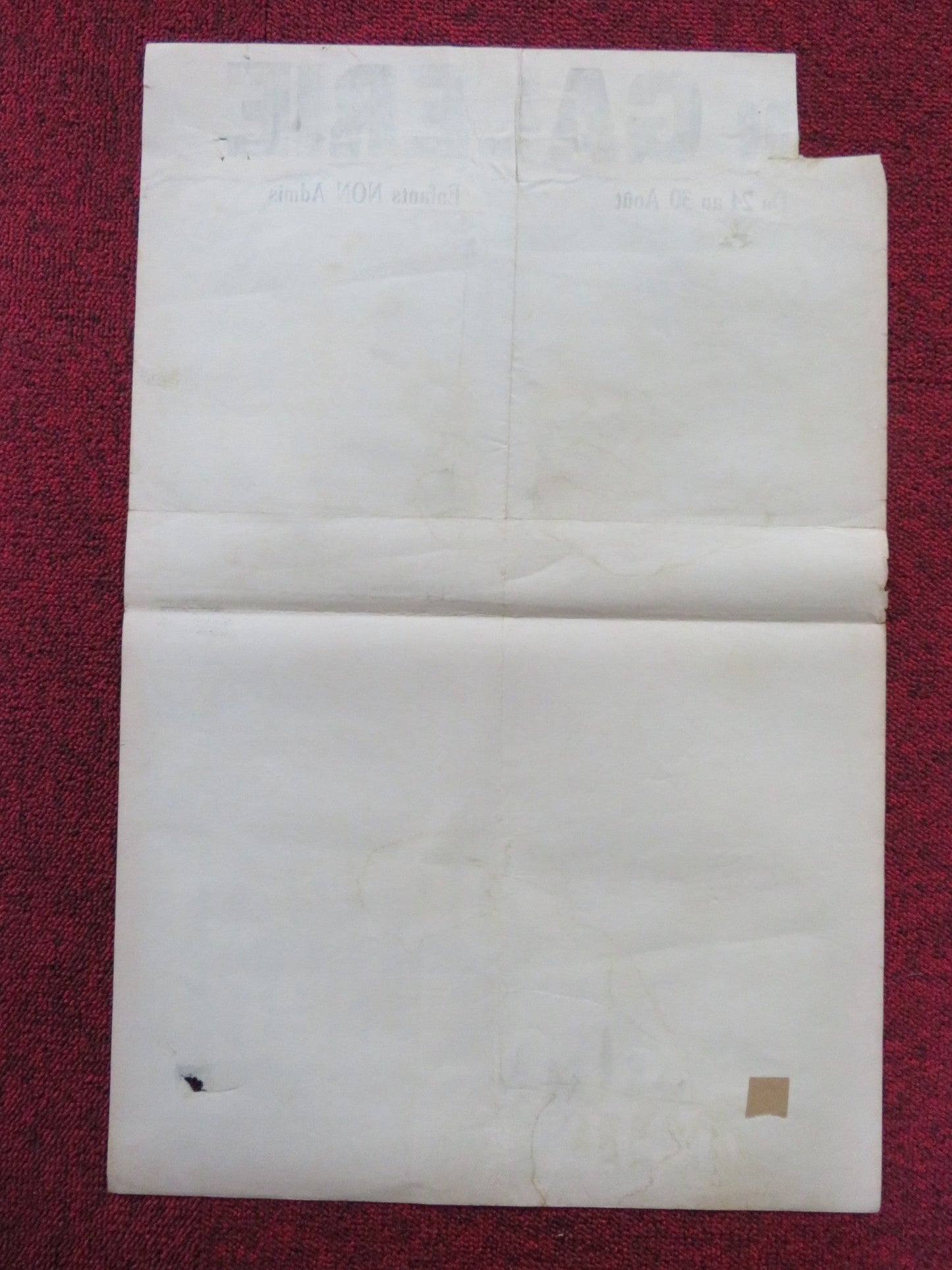 PORTRAIT ROBOT BELGIUM POSTER MAURICE RONET ANDREA PARISY 1962 Rendezvous Cinema Movie posters