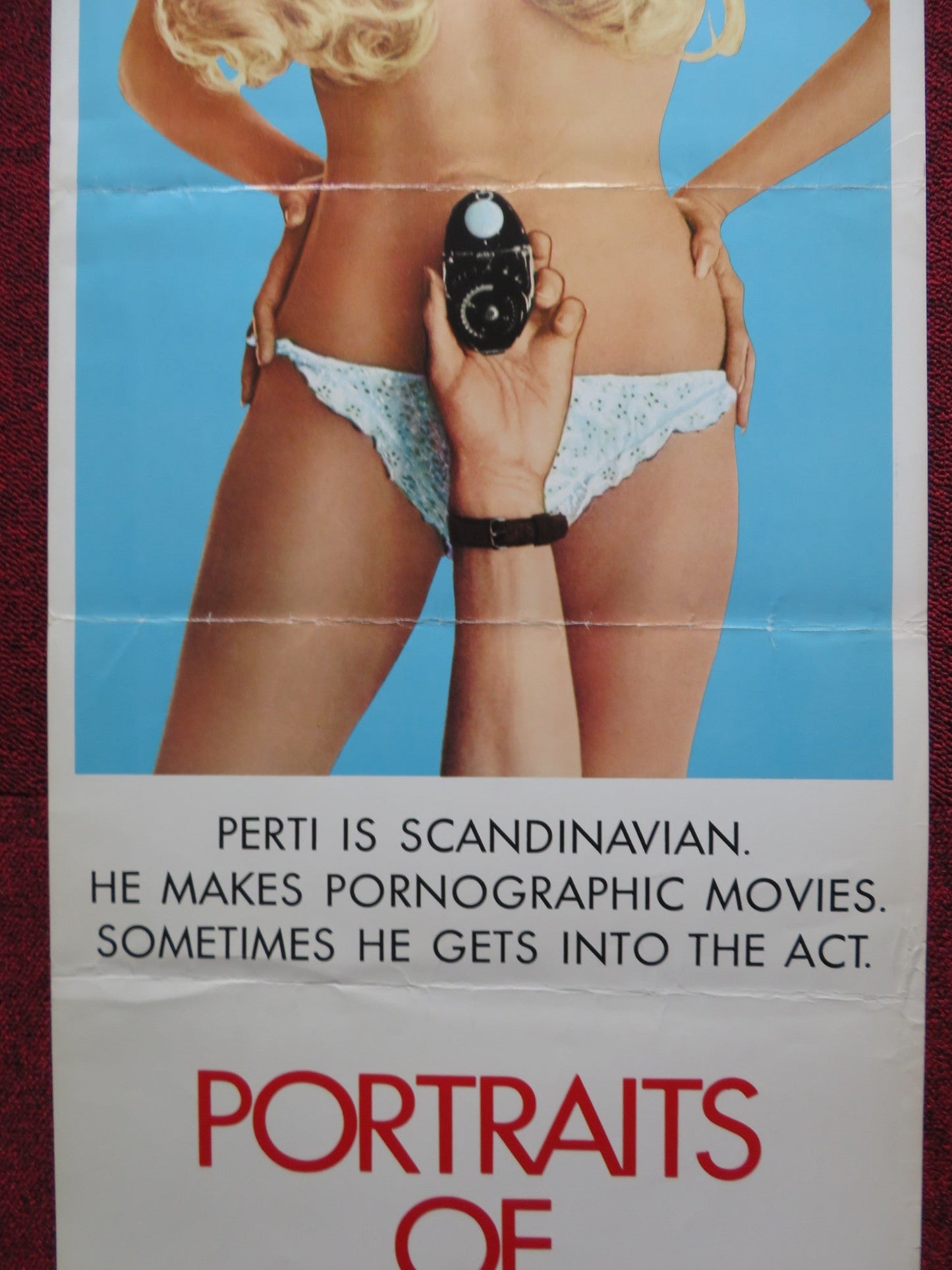 PORTRAITS OF WOMEN US INSERT (14"x 36") POSTER JORN DONNER RITVA VESPA 1970 Rendezvous Cinema Movie posters