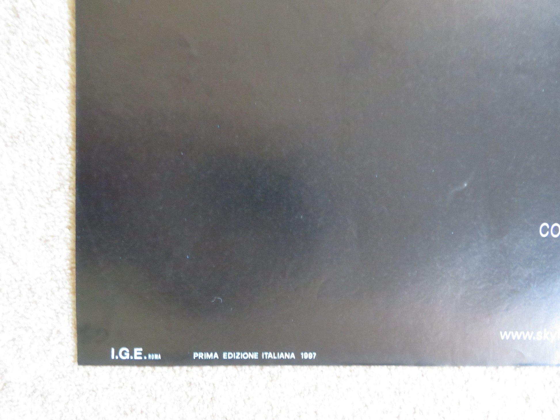 PORZUS ITALIAN 2 FOGLIO POSTER LORENZO CRESPI GIANNI CAVINA 1997 Rendezvous Cinema Movie posters