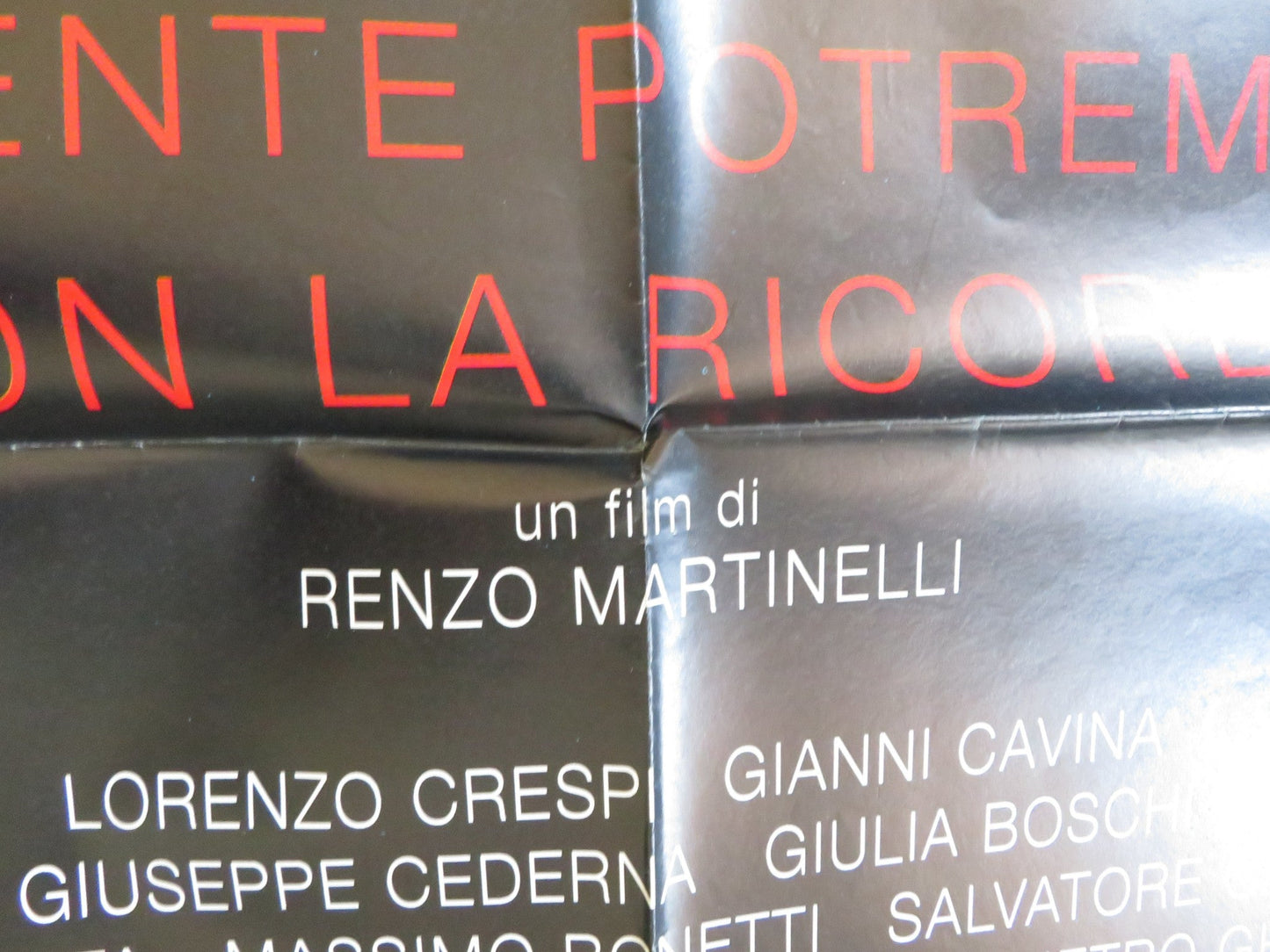PORZUS ITALIAN 2 FOGLIO POSTER LORENZO CRESPI GIANNI CAVINA 1997 Rendezvous Cinema Movie posters