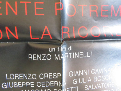 PORZUS ITALIAN 2 FOGLIO POSTER LORENZO CRESPI GIANNI CAVINA 1997 Rendezvous Cinema Movie posters
