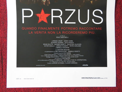 PORZUS ITALIAN LOCANDINA (27.5"x13") POSTER LORENZO CRESPI GIANNI CAVINA '97 Movie posters