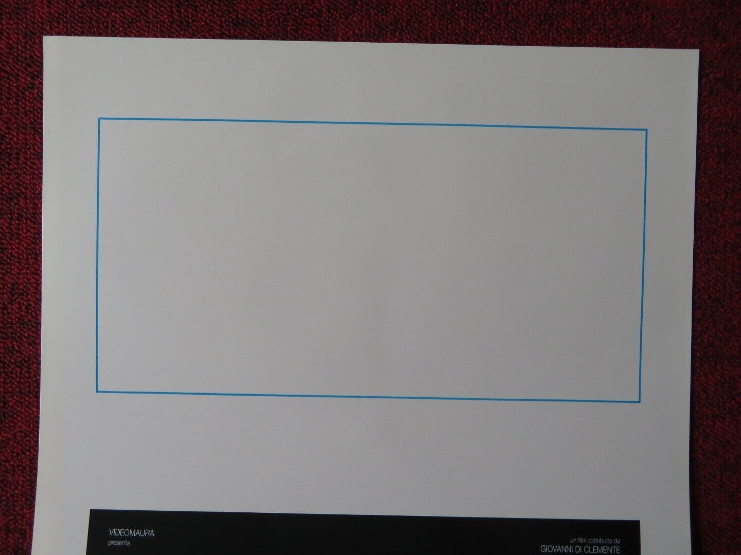 PORZUS ITALIAN LOCANDINA (27.5"x13") POSTER LORENZO CRESPI GIANNI CAVINA '97 Movie posters