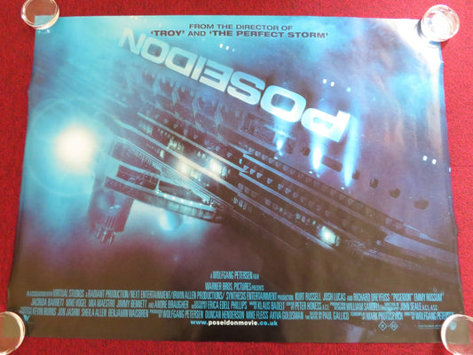 POSEIDON UK QUAD (30"x 40") ROLLED POSTER KURT RUSSELL JOSH LUCAS 2006 Rendezvous Cinema Movie posters
