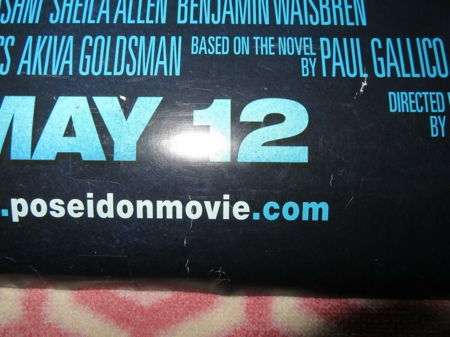 POSEIDON US ONE SHEET ROLLED POSTER WOLFGANG PETERSEN 2006 Movie posters