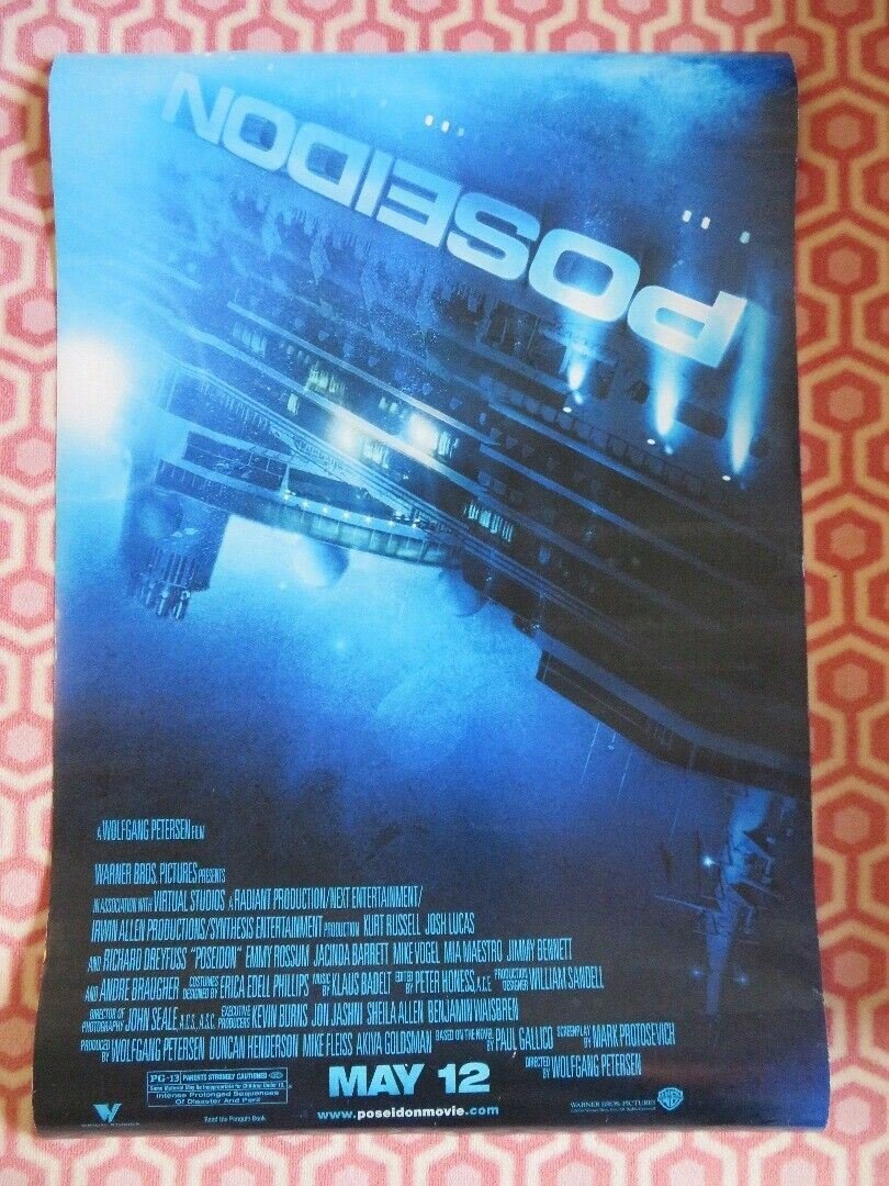 POSEIDON US ONE SHEET ROLLED POSTER WOLFGANG PETERSEN 2006 Movie posters