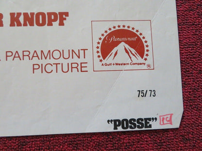 POSSE FOLDED US ONE SHEET POSTER KIRK DOUGLAS BRUCE DERN 1975 Movie posters