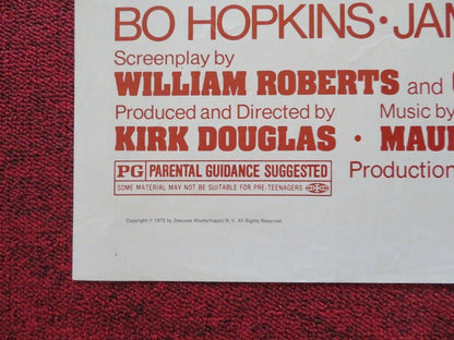 POSSE FOLDED US ONE SHEET POSTER KIRK DOUGLAS BRUCE DERN 1975 Movie posters