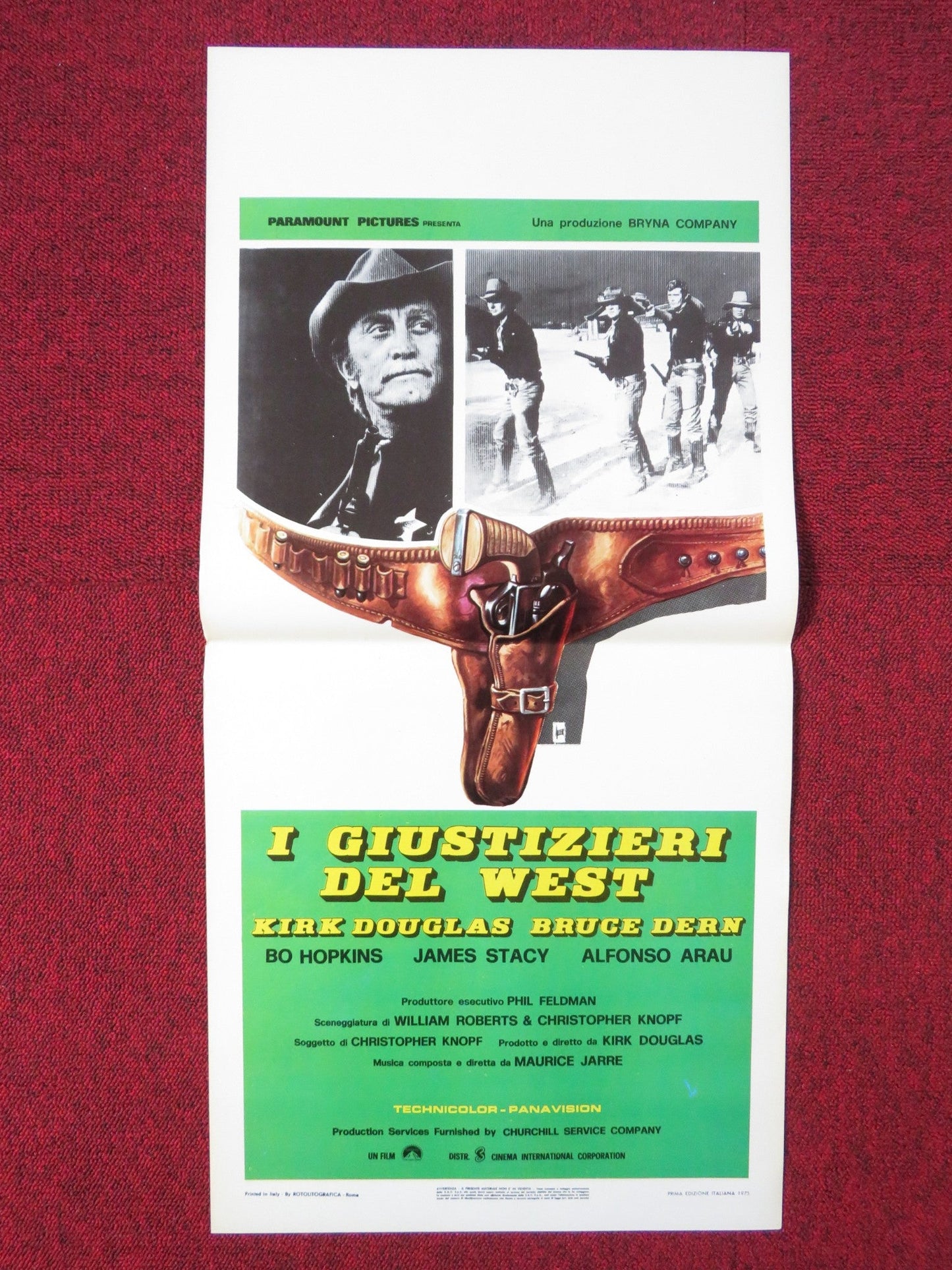 POSSE ITALIAN LOCANDINA POSTER KIRK DOUGLAS BRUCE DERN 1975 Rendezvous Cinema Movie posters