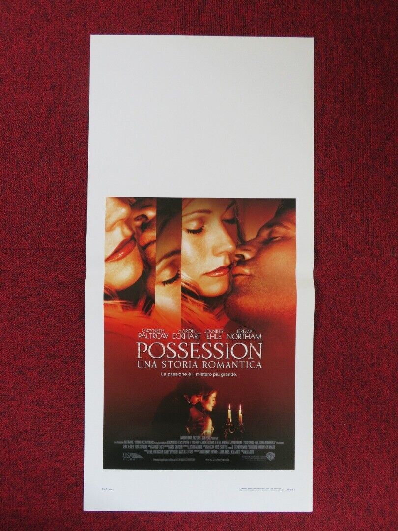 POSSESSION ITALIAN LOCANDINA (27.5"x13") POSTER G PALTROW A ECKHART 2002 Rendezvous Cinema Movie posters
