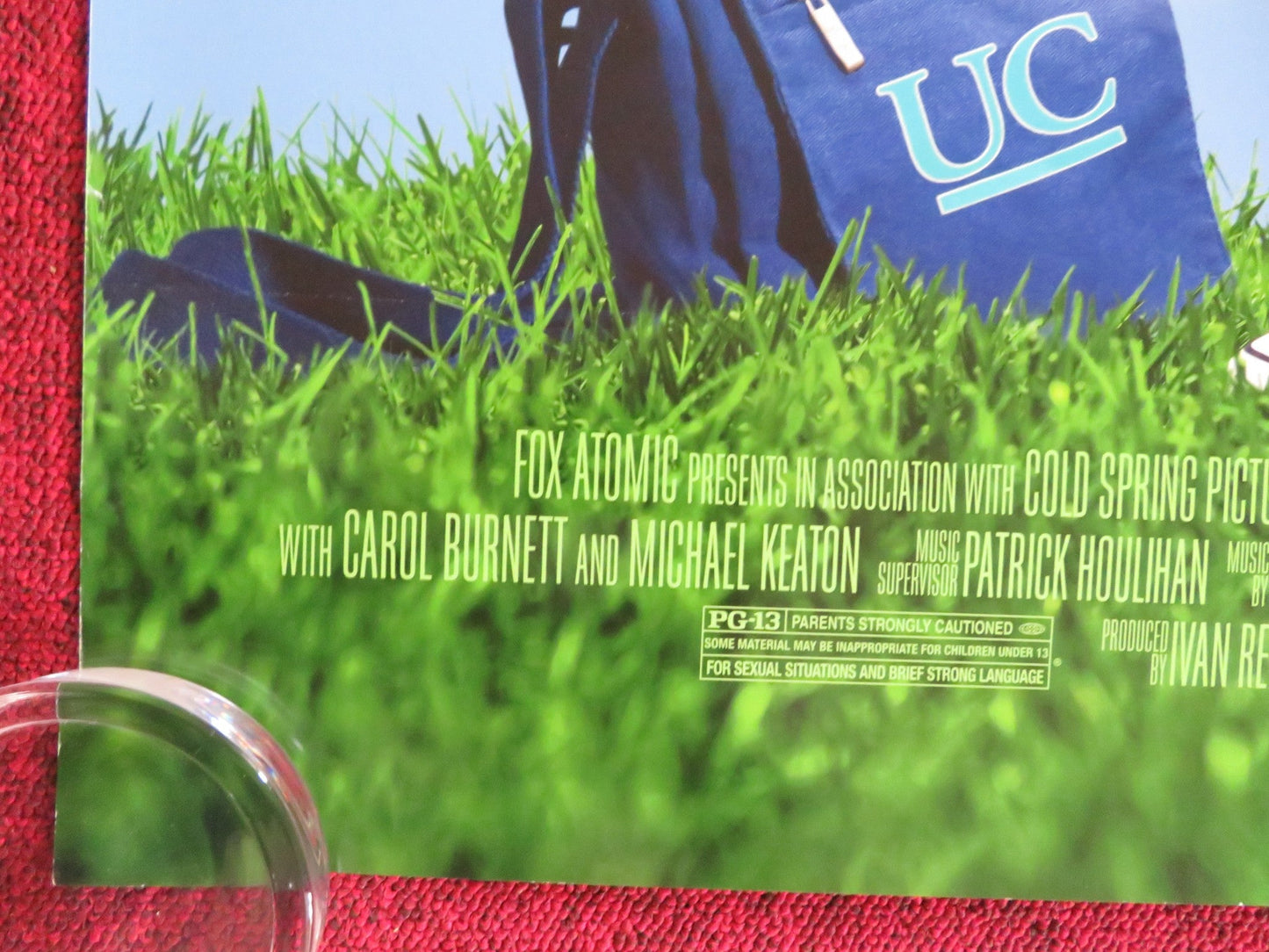 POST GRAD - B US ONE SHEET ROLLED POSTER ALEXIS BLEDEL MICHAEL KEATON 2009 Rendezvous Cinema Movie posters