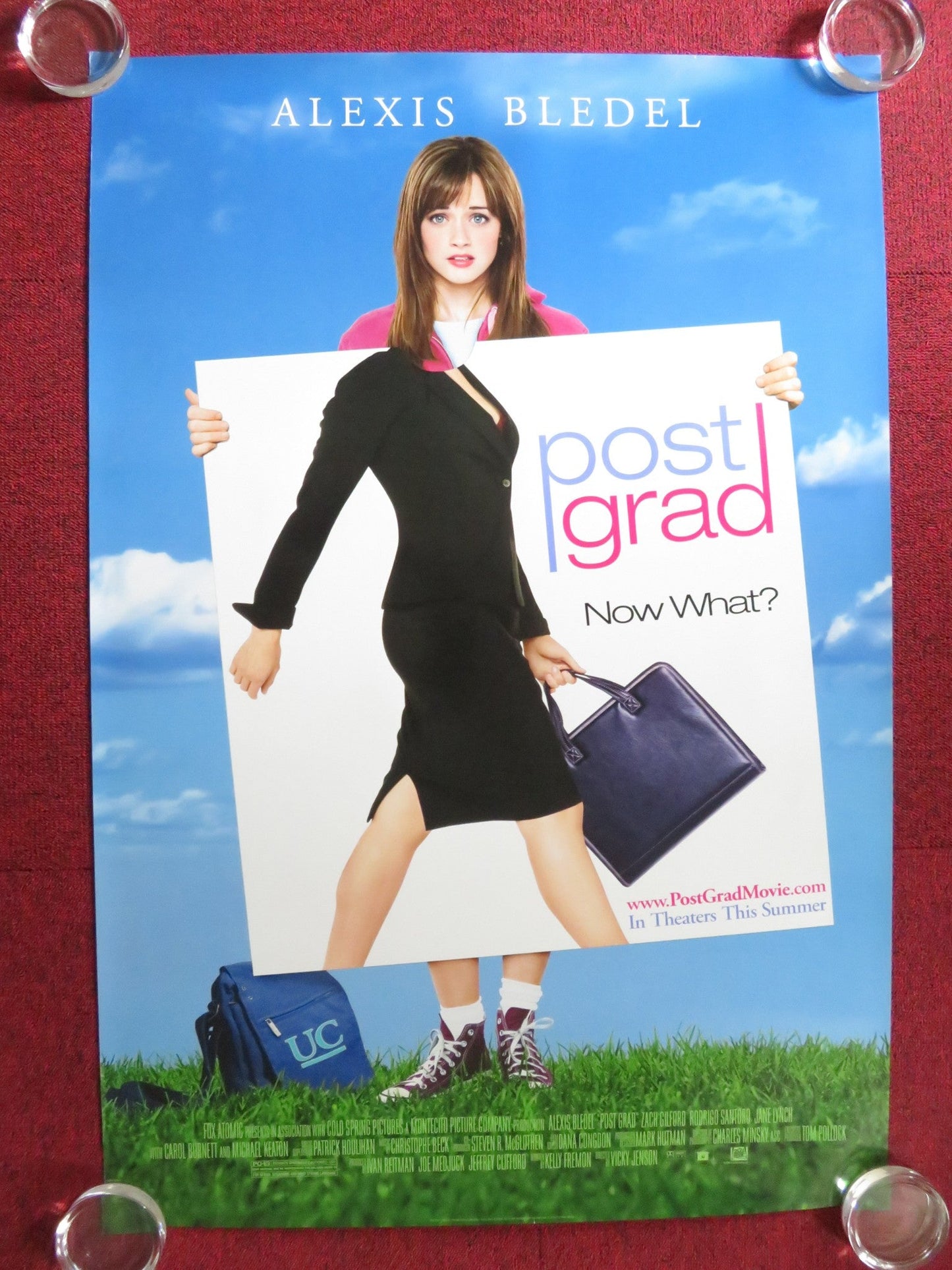 POST GRAD - B US ONE SHEET ROLLED POSTER ALEXIS BLEDEL MICHAEL KEATON 2009 Rendezvous Cinema Movie posters