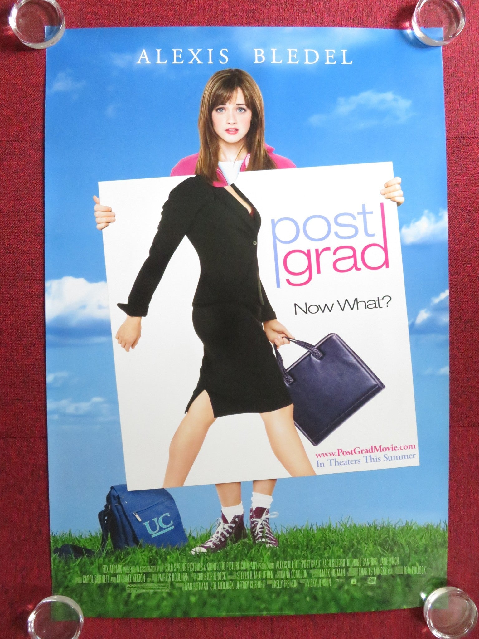 POST GRAD - B US ONE SHEET ROLLED POSTER ALEXIS BLEDEL MICHAEL KEATON 2009 Rendezvous Cinema Movie posters