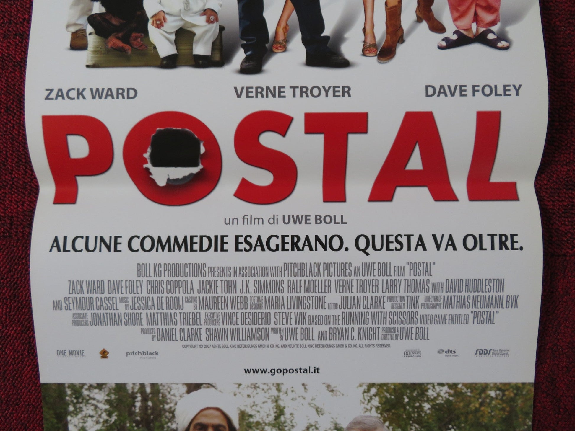 POSTAL ITALIAN LOCANDINA POSTER ZACK WARD VERNE TROYER 2007 Rendezvous Cinema Movie posters