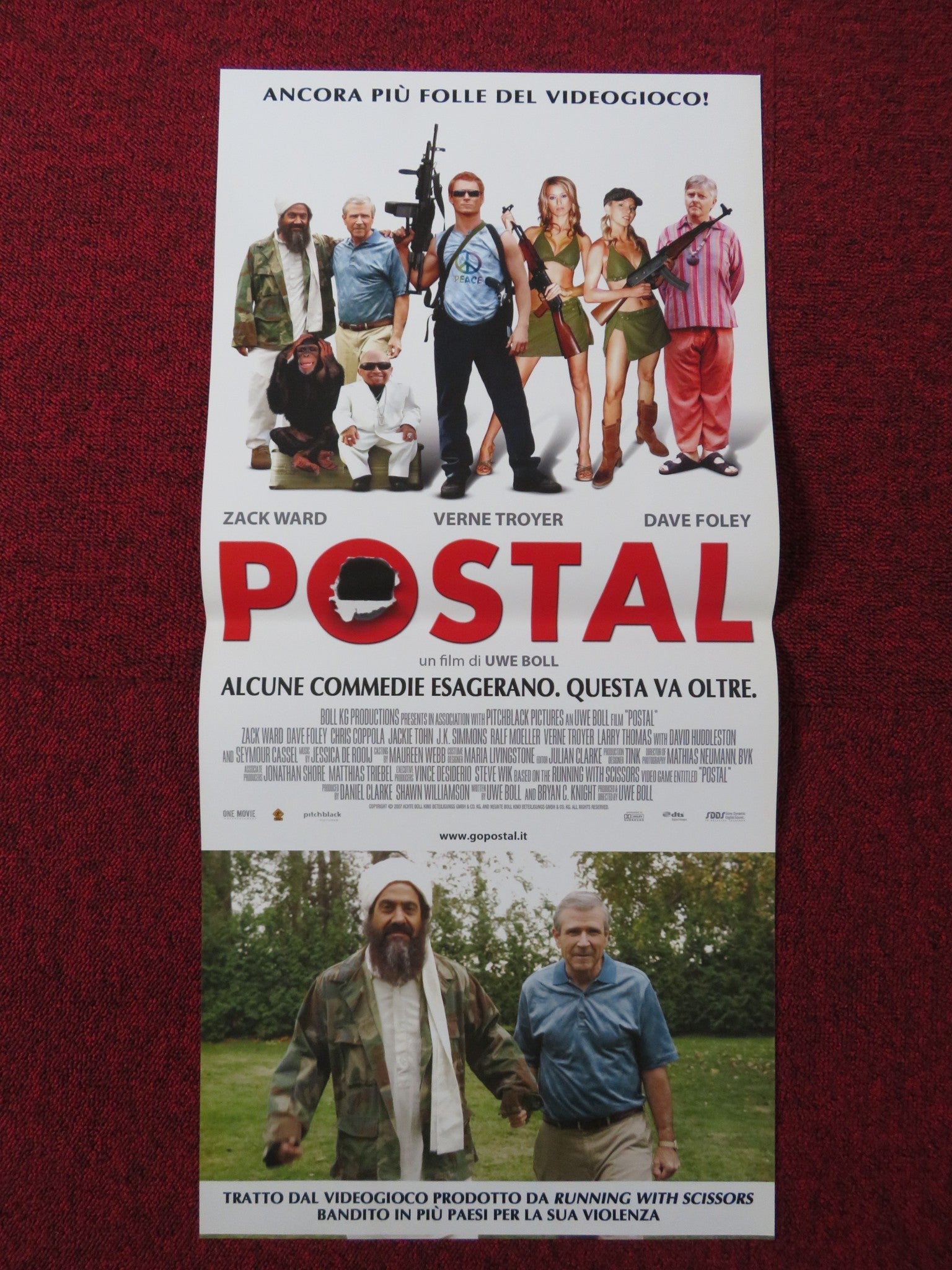 POSTAL ITALIAN LOCANDINA POSTER ZACK WARD VERNE TROYER 2007 Rendezvous Cinema Movie posters