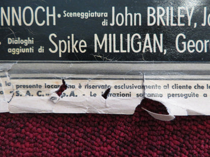 POSTMAN'S KNOCK ITALIAN LOCANDINA POSTER SPIKE MILLIGAN BARBARA SHELLEY 1962 Rendezvous Cinema Movie posters