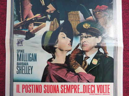 POSTMAN'S KNOCK ITALIAN LOCANDINA POSTER SPIKE MILLIGAN BARBARA SHELLEY 1962 Rendezvous Cinema Movie posters