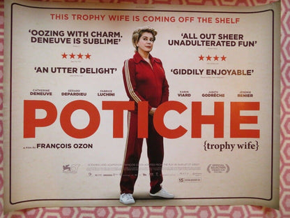 POTICHE - TROPHY WIFE QUAD (30"x 40") ROLLED POSTER CATHERINE DENEUVE 2010 Rendezvous Cinema Movie posters