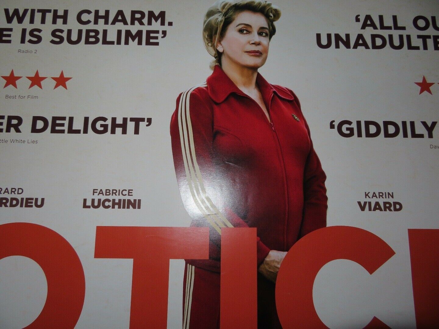 POTICHE - TROPHY WIFE QUAD (30"x 40") ROLLED POSTER CATHERINE DENEUVE 2010 Rendezvous Cinema Movie posters