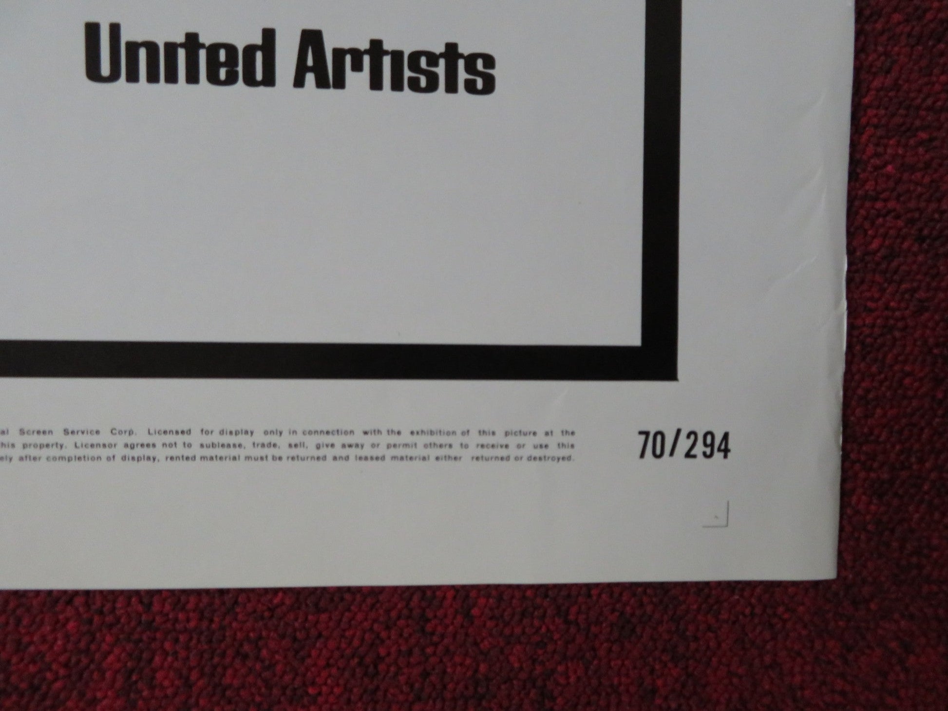 POUND FOLDED US ONE SHEET POSTER ROBERT DOWNEY SR. 1970 Rendezvous Cinema Movie posters