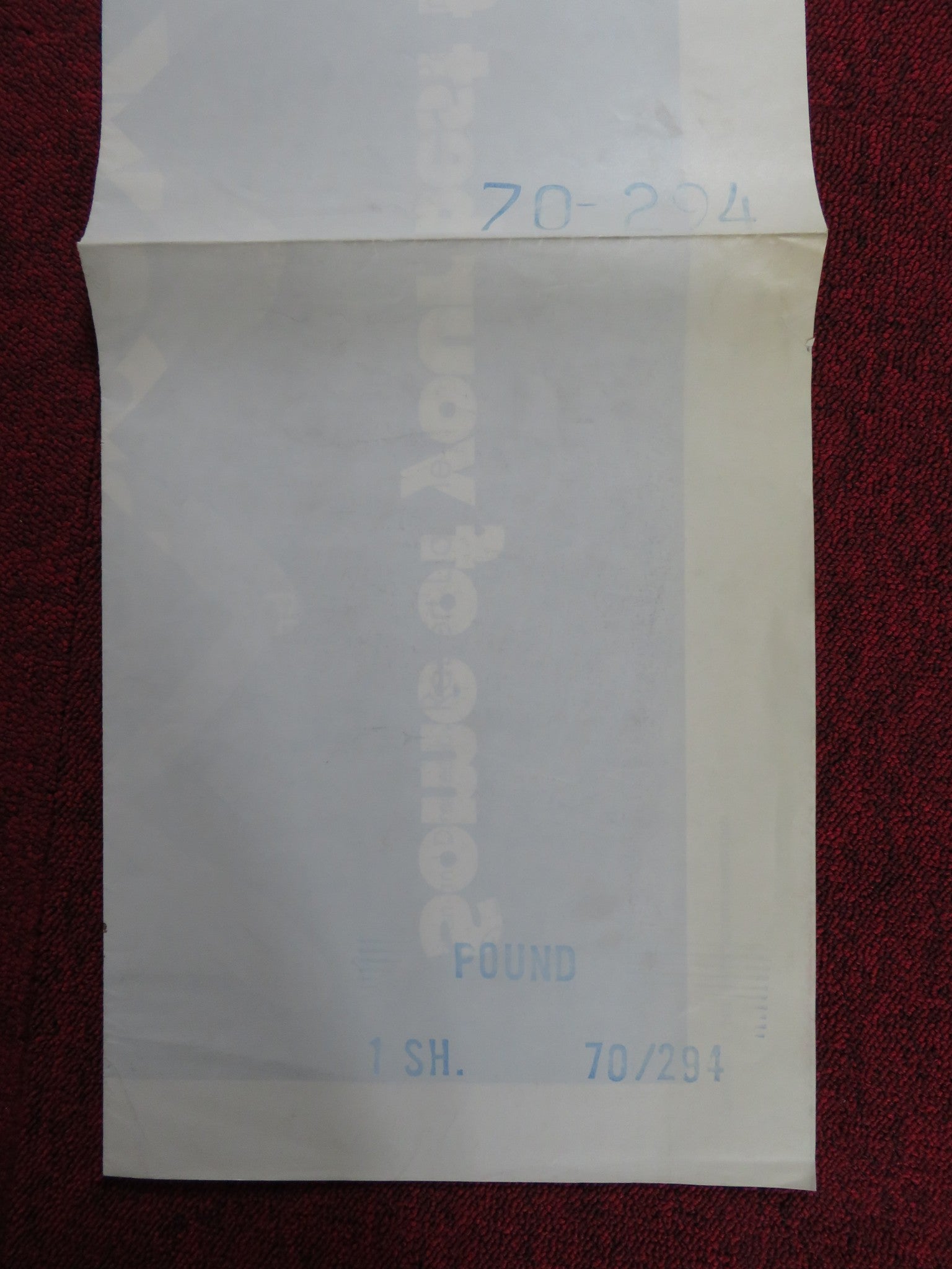 POUND FOLDED US ONE SHEET POSTER ROBERT DOWNEY SR. 1970 Rendezvous Cinema Movie posters