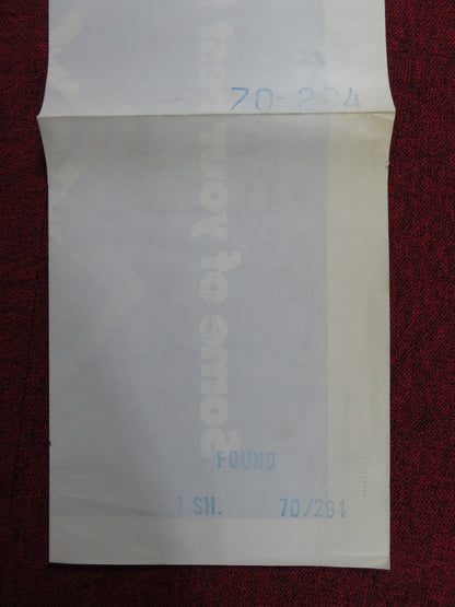 POUND FOLDED US ONE SHEET POSTER ROBERT DOWNEY SR. 1970 Rendezvous Cinema Movie posters