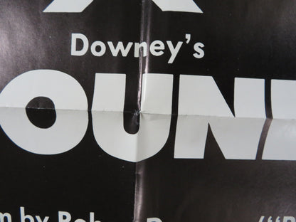POUND FOLDED US ONE SHEET POSTER ROBERT DOWNEY SR. 1970 Rendezvous Cinema Movie posters