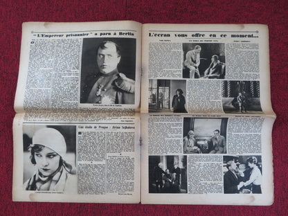 POUR VOUS CINEMA NO. 53 - FRENCH CINEMA + FILM WEEKLY NEWSPAPER GRETA GARBO 1929 Rendezvous Cinema Movie posters