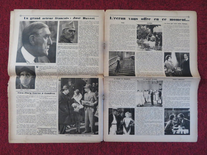 POUR VOUS CINEMA NO. 54 - FRENCH CINEMA + FILM WEEKLY NEWSPAPER DITA PARLO 1929 Rendezvous Cinema Movie posters