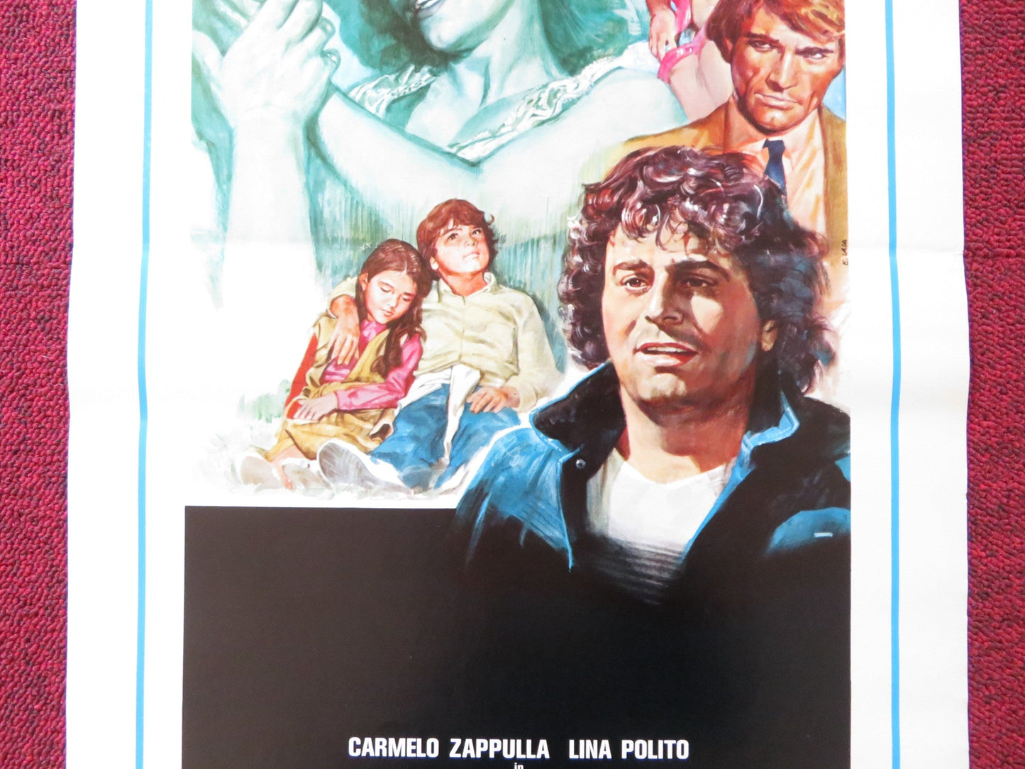 POVER'AMMORE ITALIAN LOCANDINA POSTER CARMELO ZAPPULLA LINA POLITO 1982 Rendezvous Cinema Movie posters