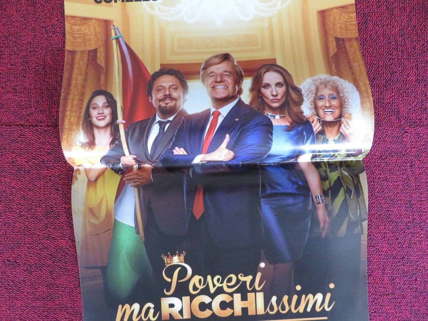 POVERI MA RICCHISSIMI ITALIAN LOCANDINA (26.5"x12.5") POSTER 2017 - Rendezvous Cinema