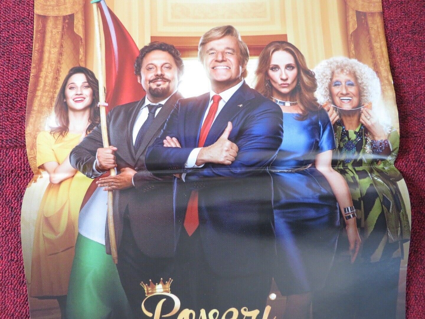 POVERI MA RICCHISSIMI ITALIAN LOCANDINA (26.5"x12.5") POSTER CHRISTIAN DE SICA Movie posters