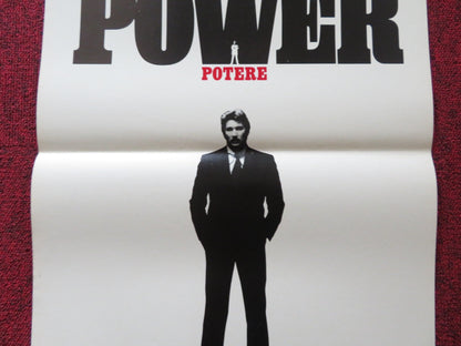 POWER ITALIAN LOCANDINA POSTER RICHARD GERE GENE HACKMAN 1986 Rendezvous Cinema Movie posters