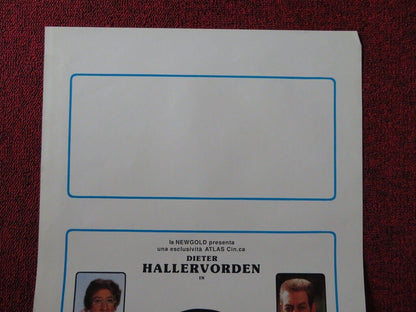 PRANZO AL LIMONE ITALIAN LOCANDINA (27.5"x13") POSTER DIETER HALLERVORDEN 1989 Rendezvous Cinema Movie posters