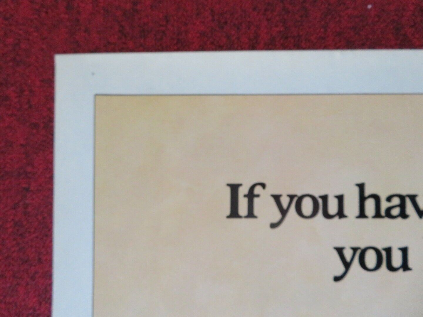 PRAY TV FOLDED US ONE SHEET POSTER DABNEY COLEMAN PAUL COOPER 1981 Movie posters