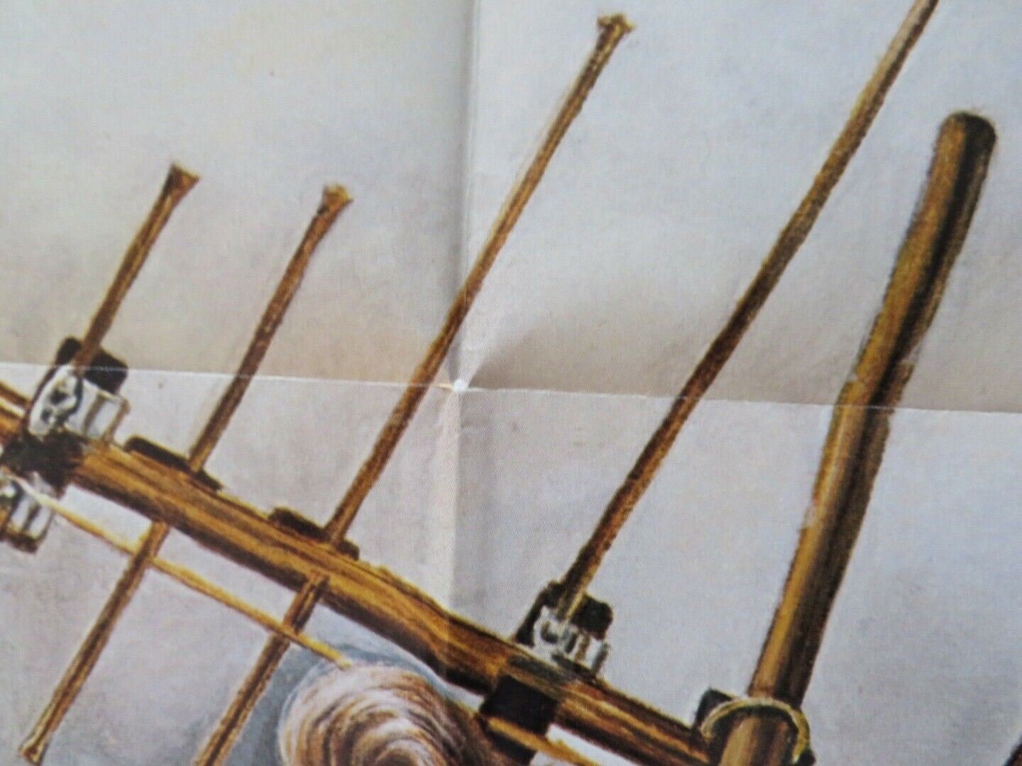 PRAY TV FOLDED US ONE SHEET POSTER DABNEY COLEMAN PAUL COOPER 1981 Movie posters