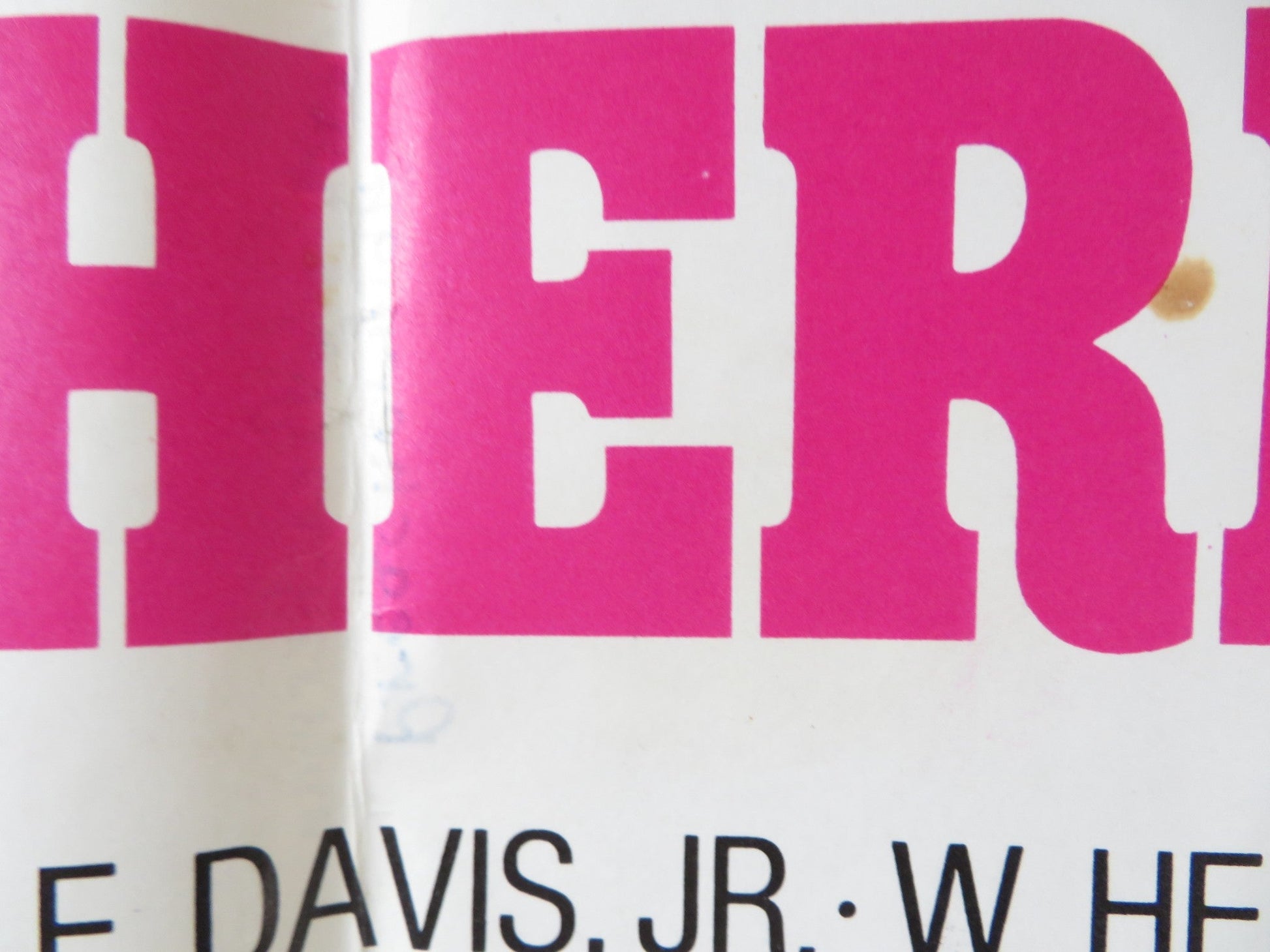 PREACHERMAN FOLDED US ONE SHEET POSTER ALBERT T. VIOLA ILENE KRISTEN 1971 Rendezvous Cinema Movie posters