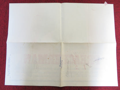 PREACHERMAN FOLDED US ONE SHEET POSTER ALBERT T. VIOLA ILENE KRISTEN 1971 Rendezvous Cinema Movie posters