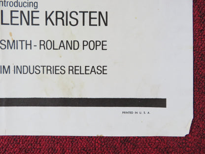 PREACHERMAN FOLDED US ONE SHEET POSTER ALBERT T. VIOLA ILENE KRISTEN 1971 Rendezvous Cinema Movie posters