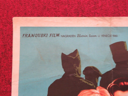 PRELAZ PREKO RAJNE /Tomorrow Is My Turn YUGOSLAVIAN (19"x 28") POSTER 1960 Movie posters