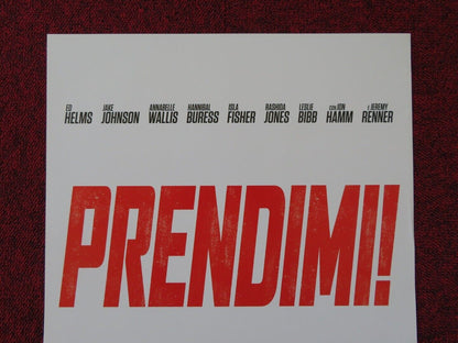PRENDIMI! ITALIAN LOCANDINA (27.5"x12.5") POSTER ED HELMS LIL REL HOWERY 2018 Rendezvous Cinema Movie posters