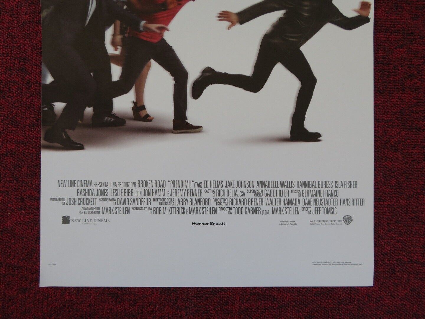 PRENDIMI! ITALIAN LOCANDINA (27.5"x12.5") POSTER ED HELMS LIL REL HOWERY 2018 Rendezvous Cinema Movie posters