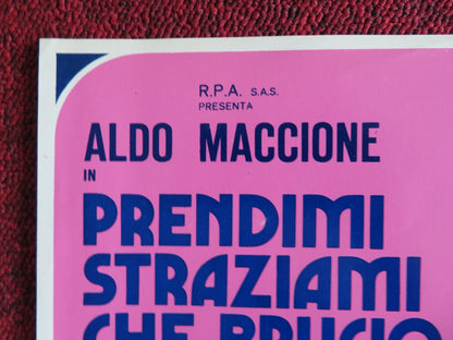 PRENDIMI STRAZIAMI CHE BRUCIO DI PASSIONE - B ITALIAN FOTOBUSTA POSTER 1975 Rendezvous Cinema Movie posters