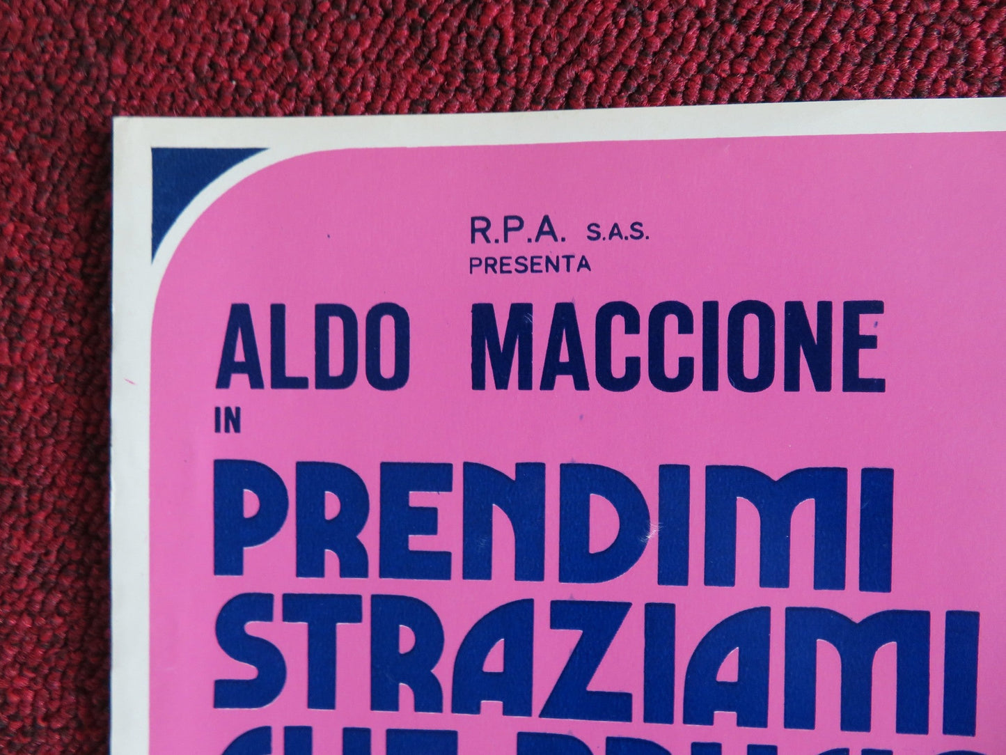 PRENDIMI STRAZIAMI CHE BRUCIO DI PASSIONE - C ITALIAN FOTOBUSTA POSTER 1975 Rendezvous Cinema Movie posters