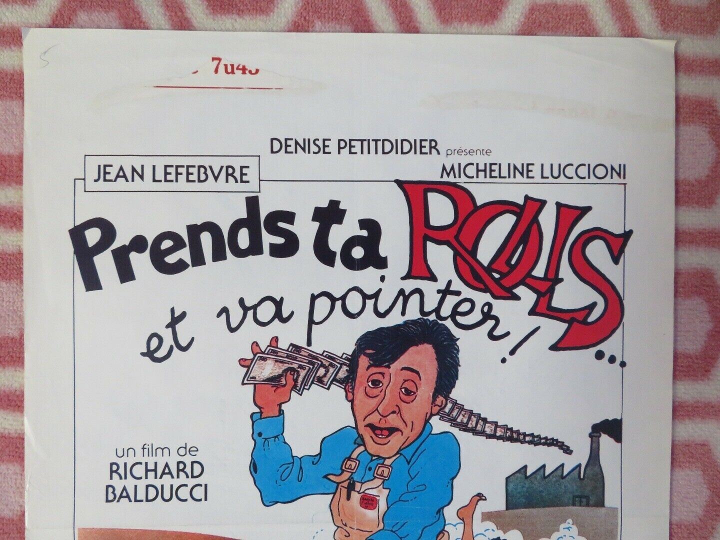 PRENDS TA ROLLS ET VA POINTER ! BELGIUM (21.5"x14.5") JEAN LEFEBVRE Movie posters